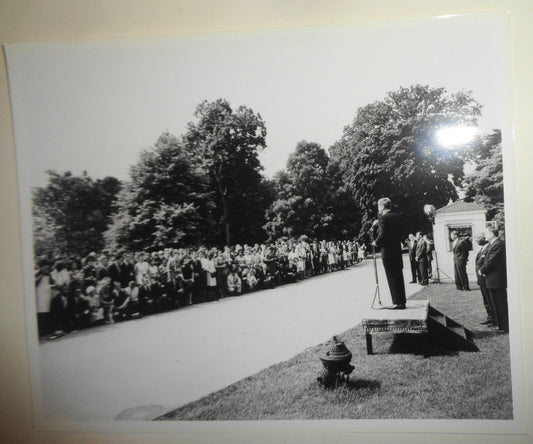 1962 President John F Kennedy Original Photo : You represent the best of country