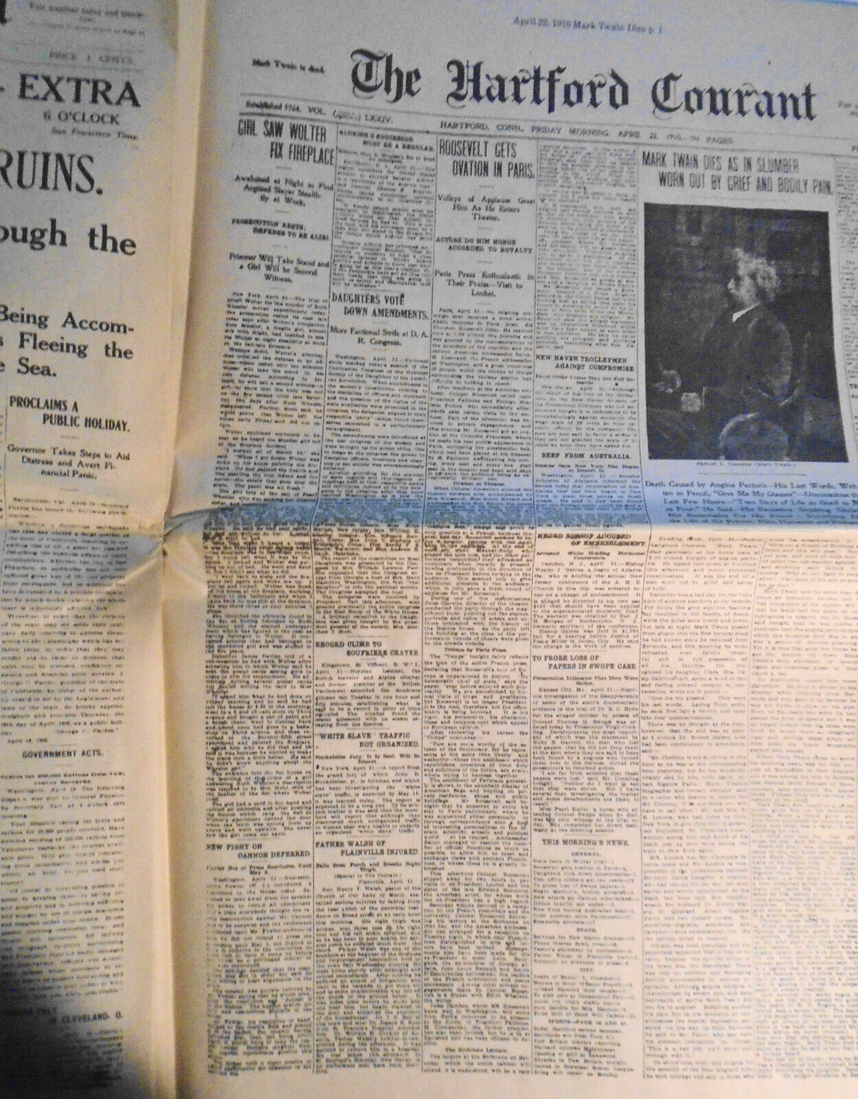 The Connecticut Courant -  historic issues 18th - 20th century reprints