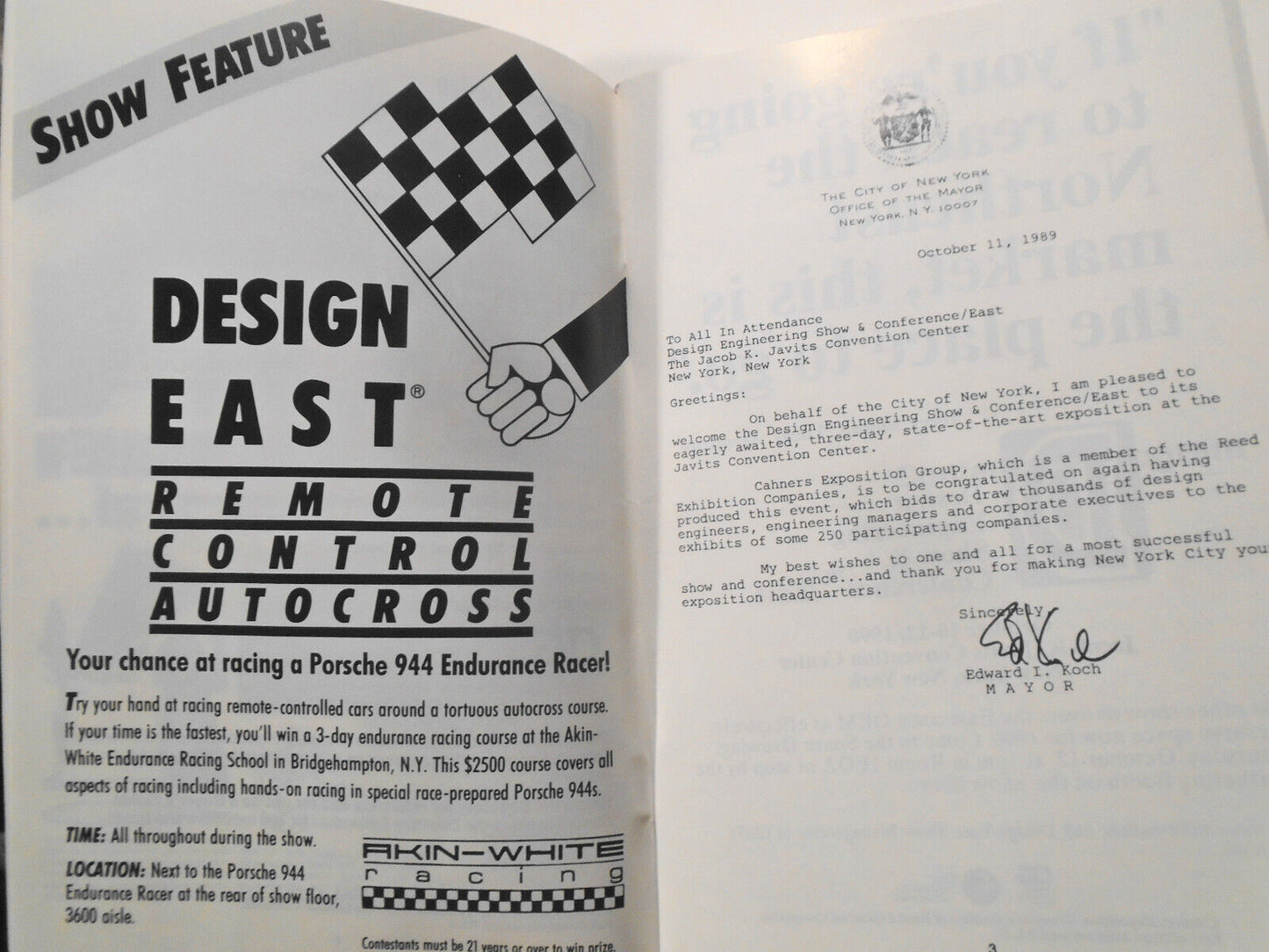 1989 Design Engineering Show & Conference Official Directory & Buyers' Guide. NY