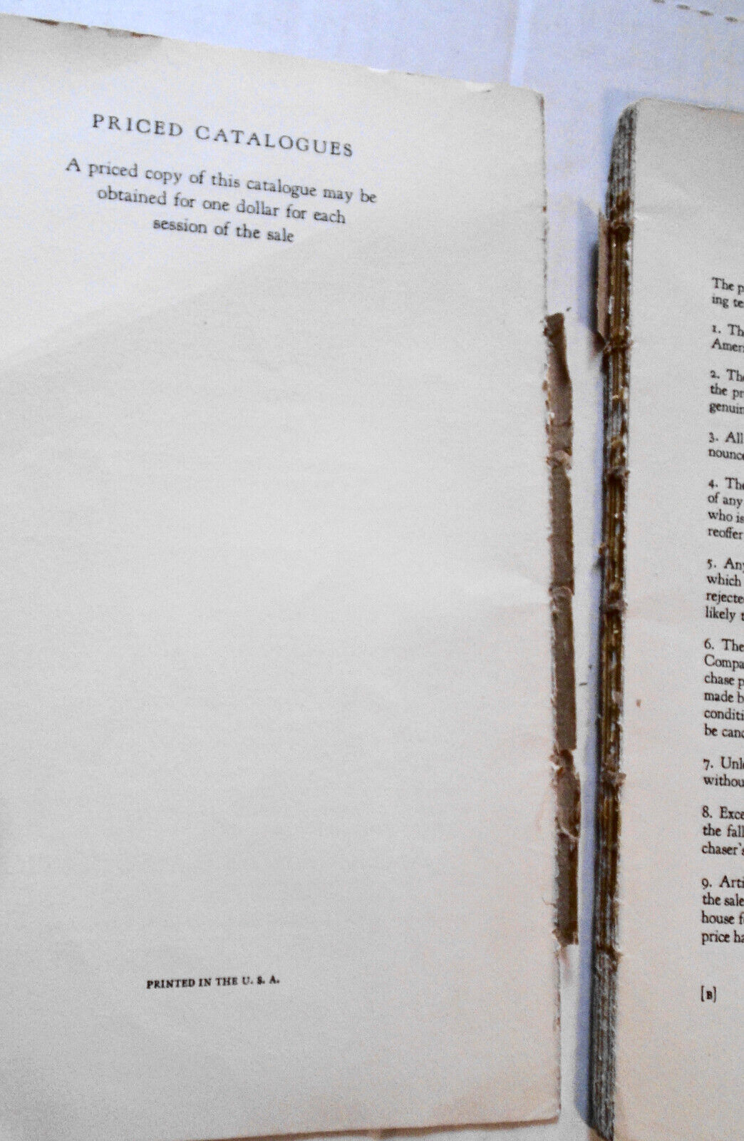 Important bibliographies... John Boyd Thacher; Joseph Pennell collection - 1938