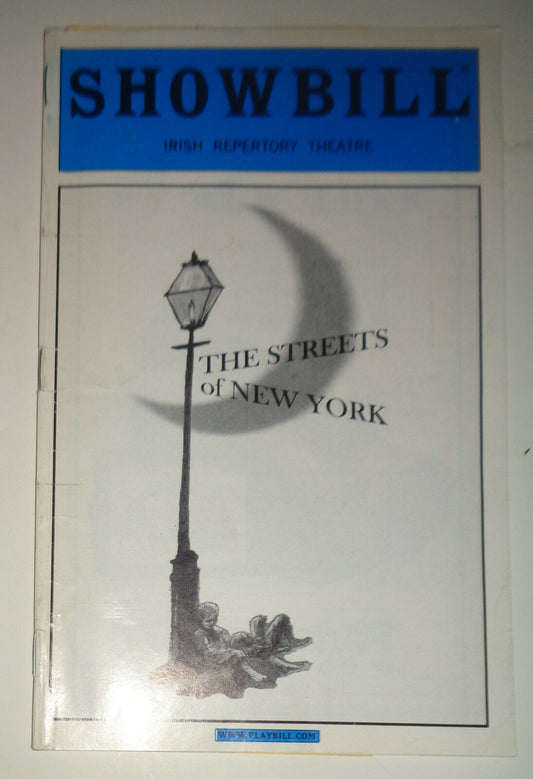 The Streets of New York, by Dion Boucicault. SHOWBILL, 2002 Irish Repertory Thea