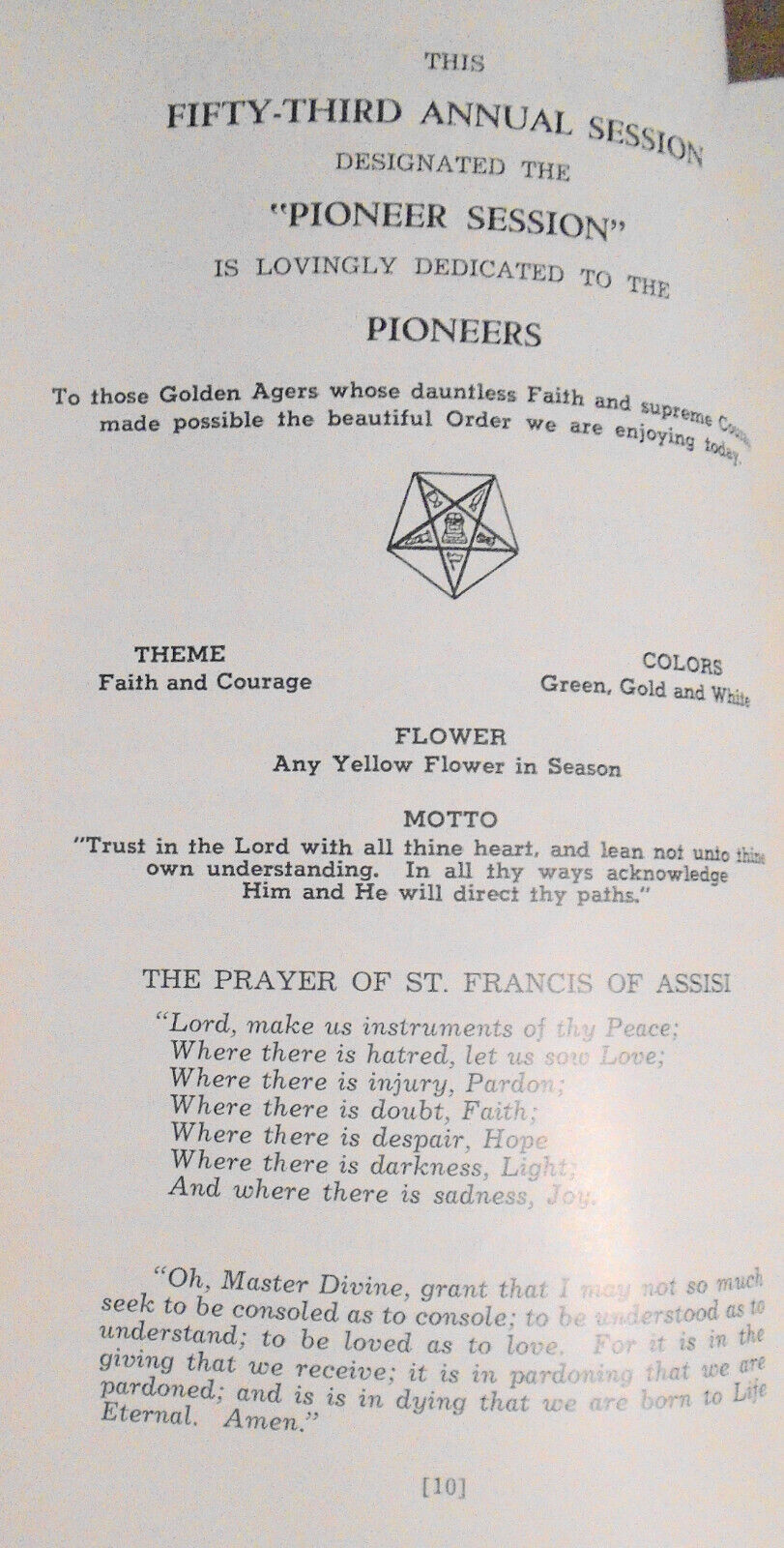 1950 Proceedings of Grand Chapter of Wyoming, Order of the Eastern Star