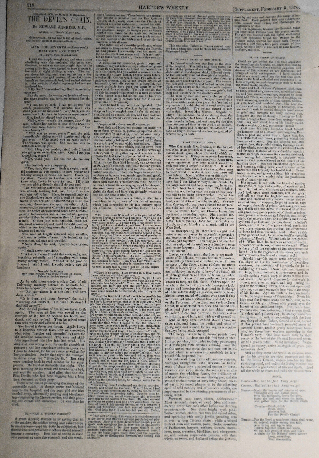The Prince Of Wales In India - Harper's Weekly February 5, 1876 Story & 2 prints