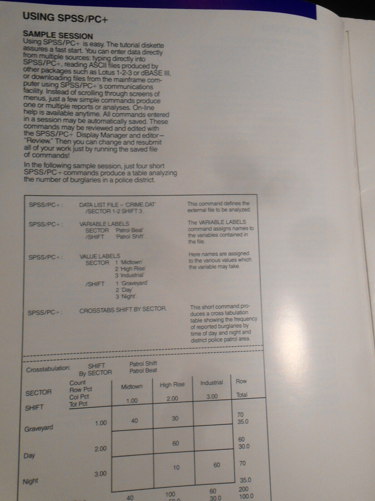 SPSS/PC+ Statistics "Make Stat Magic" brochure - [IBM PC data analysis software]