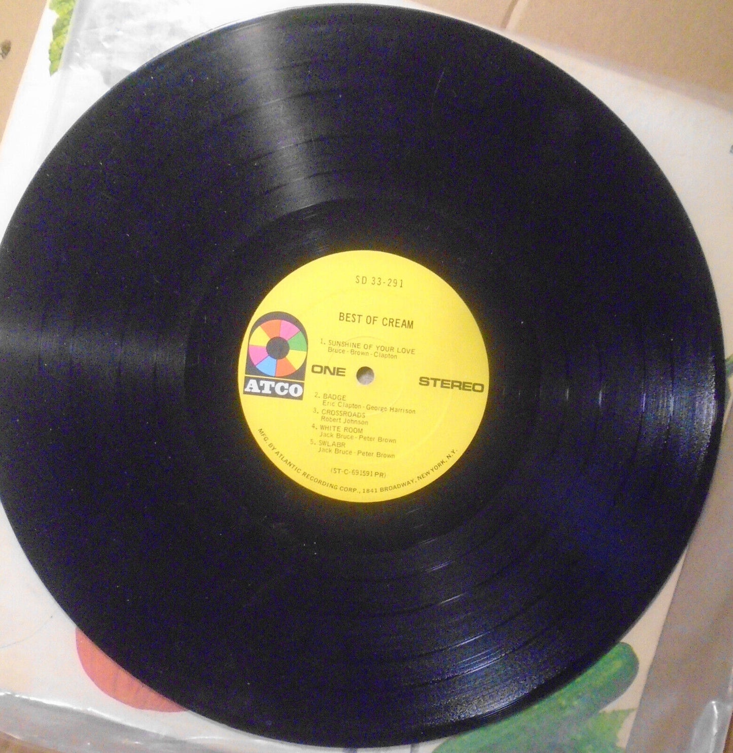 Cream : Disraeli Gears & Best of Cream - 2 LP lot - Eric Clapton; vinyl records