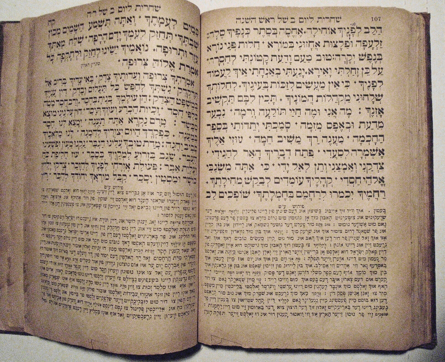 1903 Machsor [Hebrew / Yiddish Prayer Book] - David Balaban