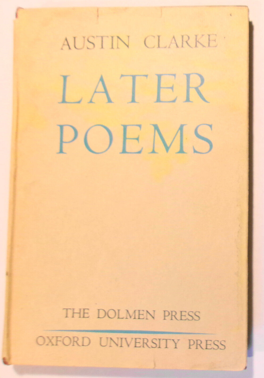 Austin Clarke: Flight To Africa (1963) & Later Poems (1961) - 2  First editions