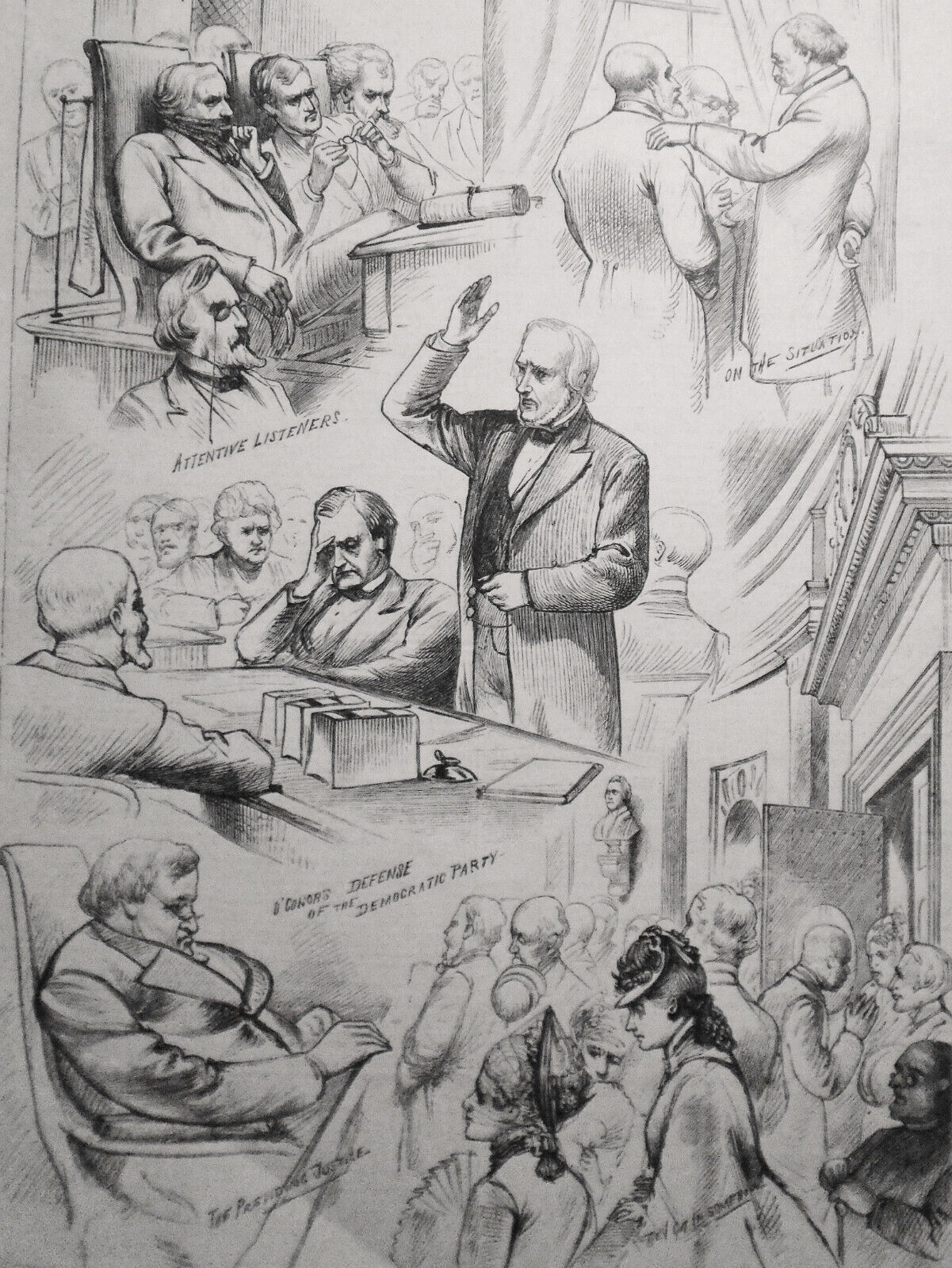 Washington, D.C. - Character Scenes Of The Electoral Commission In Session, 1877