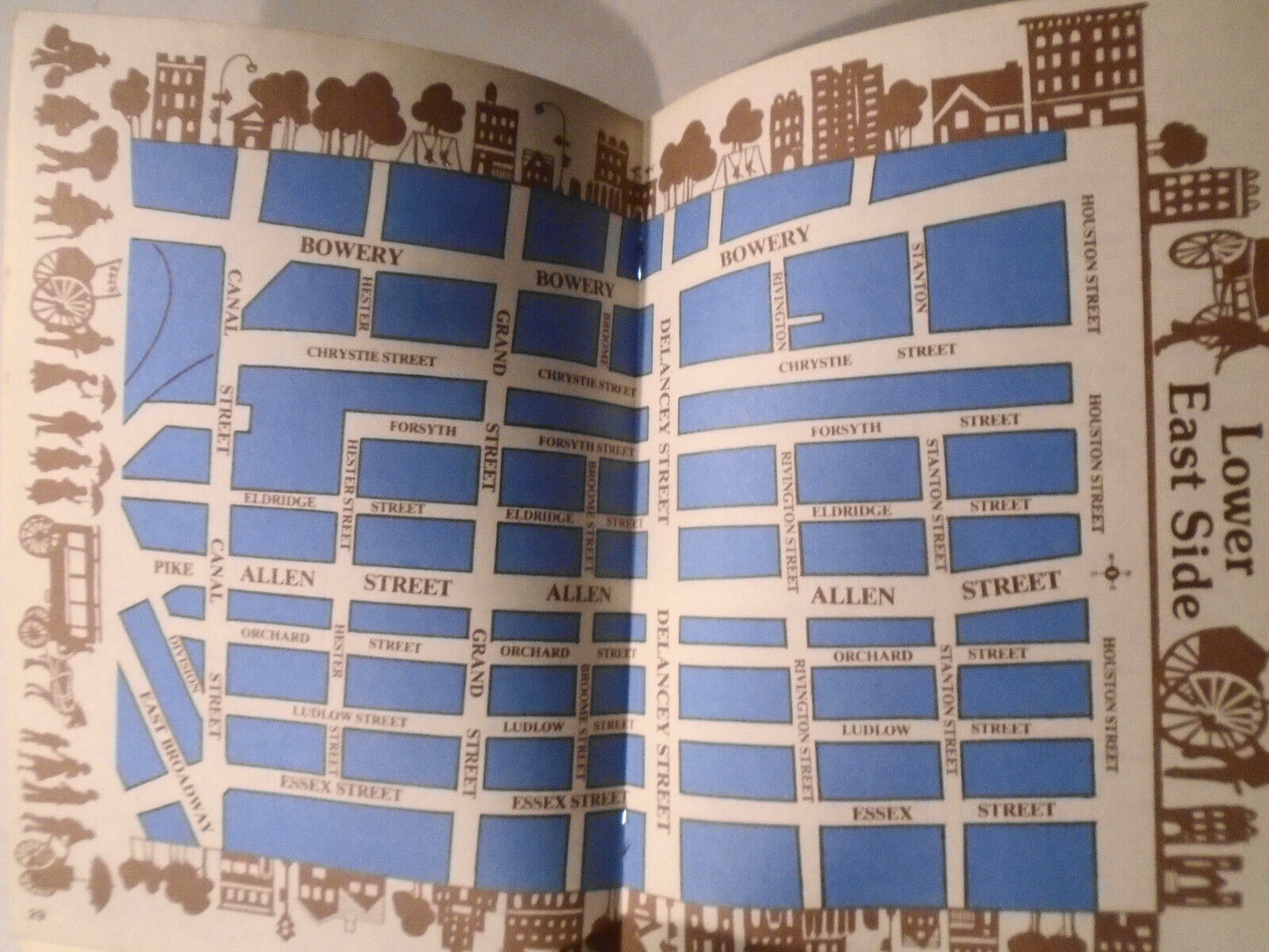 3 vintage New York City Guides - Lower East Side, Circle Cruise,  Pocket Map