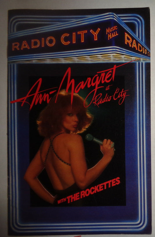 1991 ANN-MARGRET AT RADIO CITY WITH THE ROCKETTES - PROGRAM