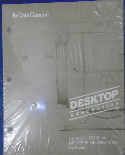 Using DG/RDOS on Data General Desktop Generation Systems - manual - new