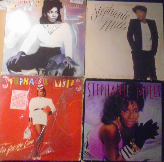 Stephanie Mills - 4 vinyl LPs lot. Vintage R&B/Soul
