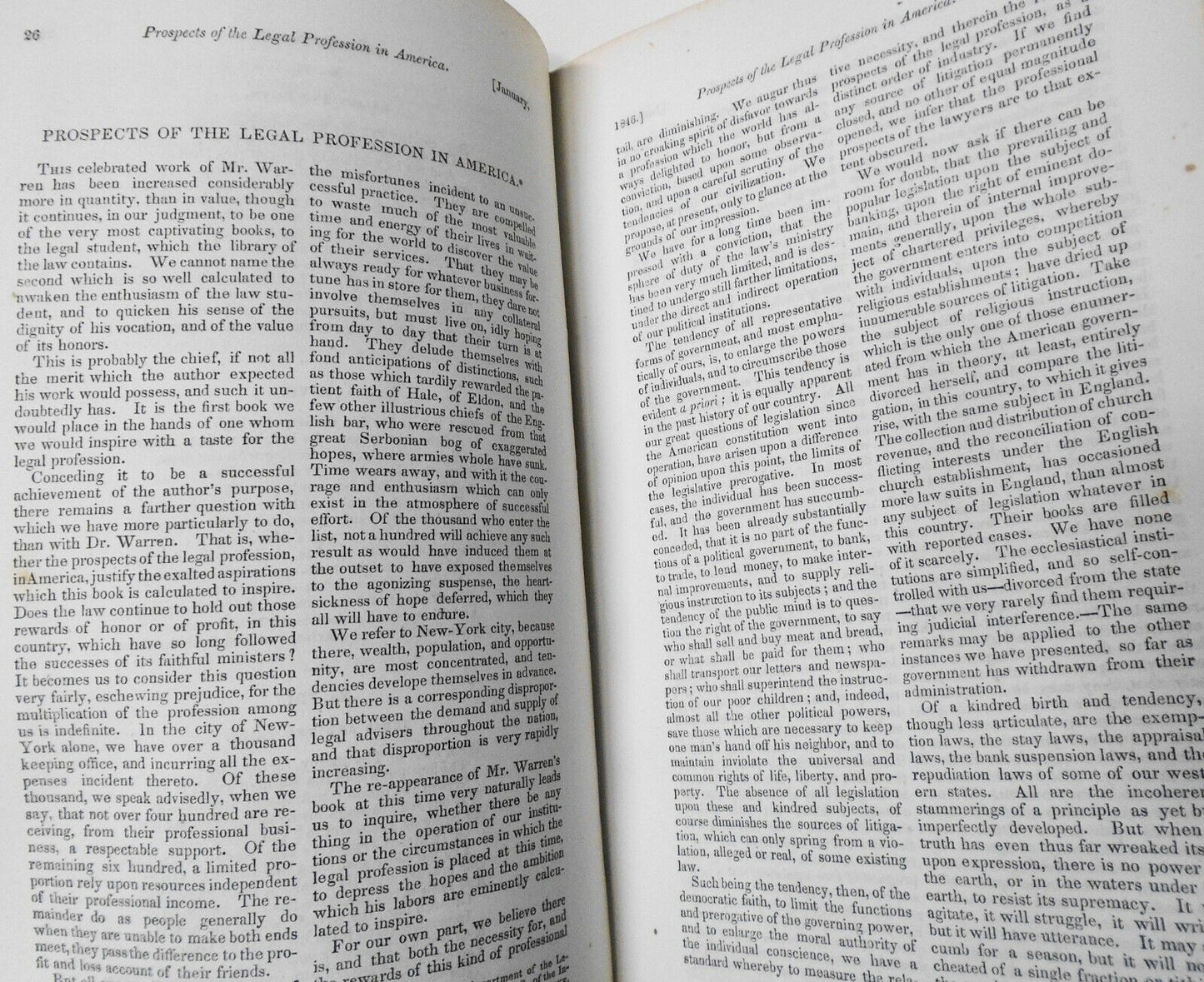 The United States Magazine and Democratic Review, Jan 1846 - Nathaniel Hawthorne