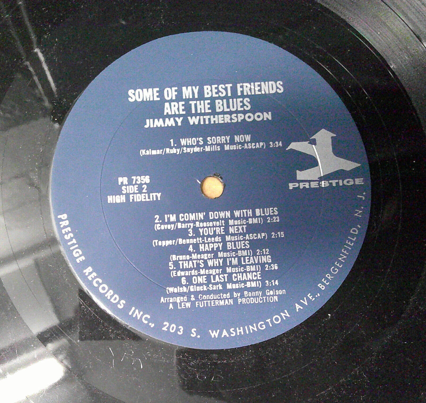 Jimmy Witherspoon - Some of my Best Friends are the Blues LP ~ Prestige 7356
