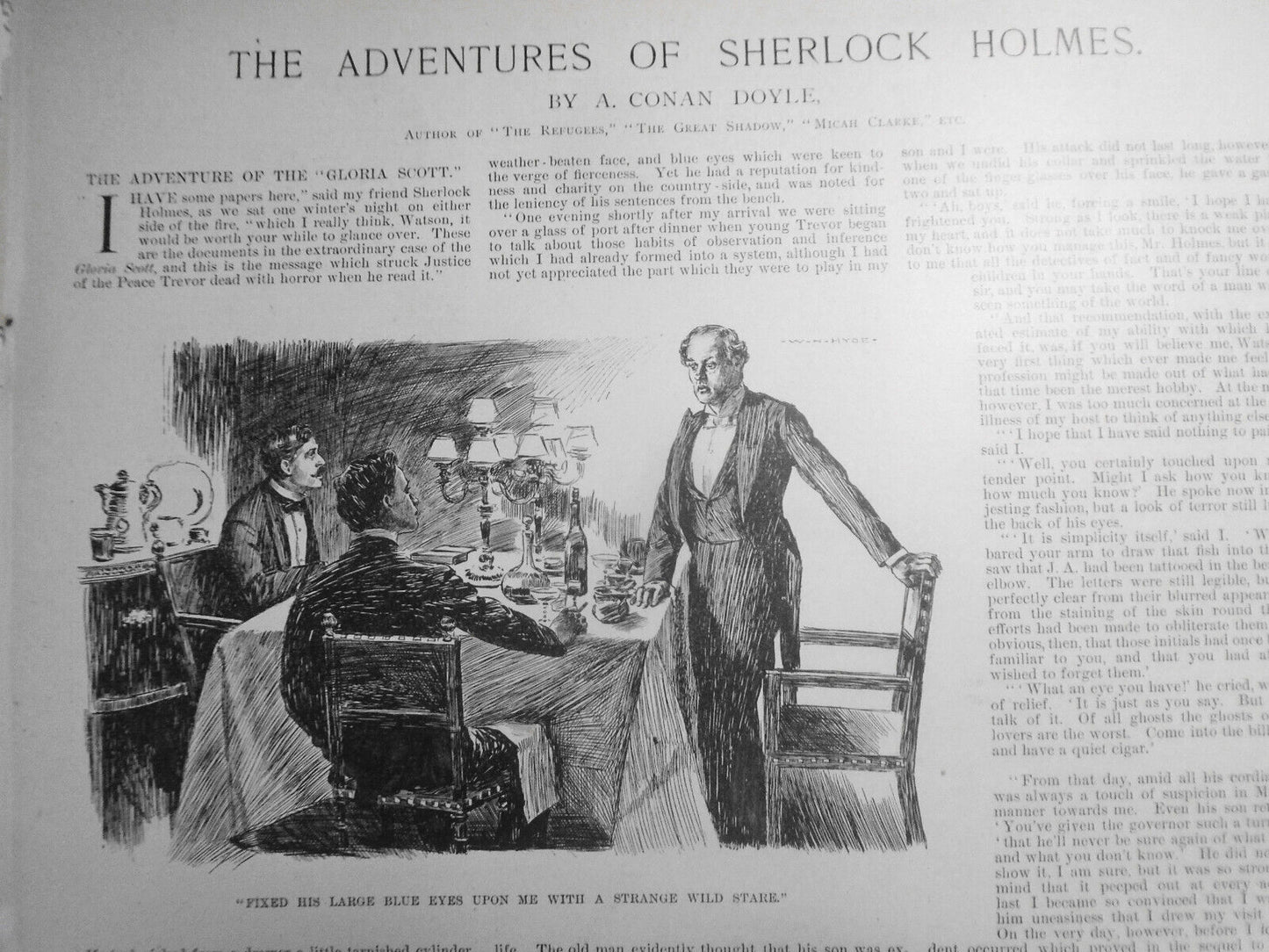 [Sherlock Holmes] The Adventure of the "Gloria Scott" by A. Conan Doyle, HW 1893