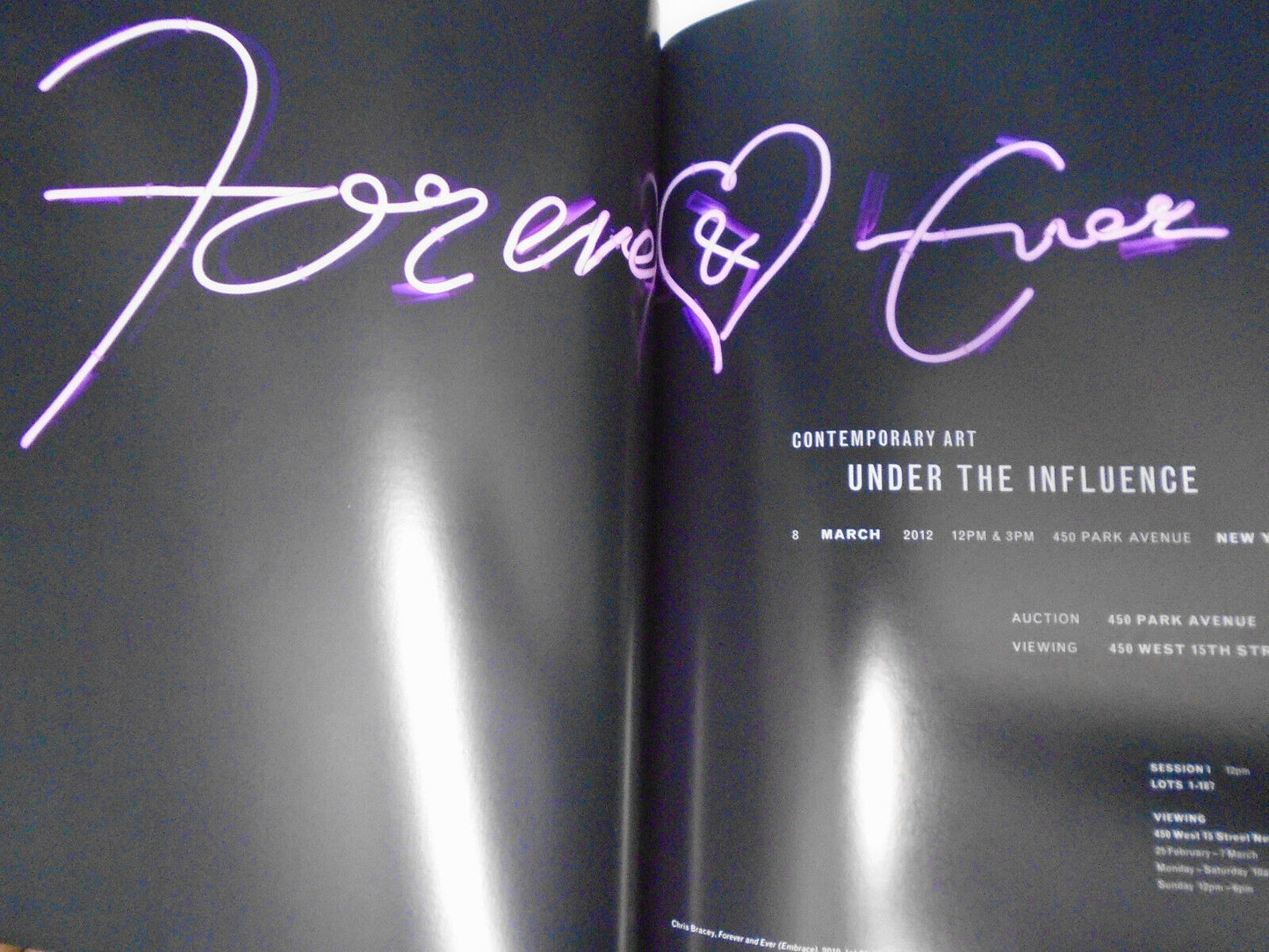 Contemporary art : evening sale & under the influence. March 2012. Phillips.