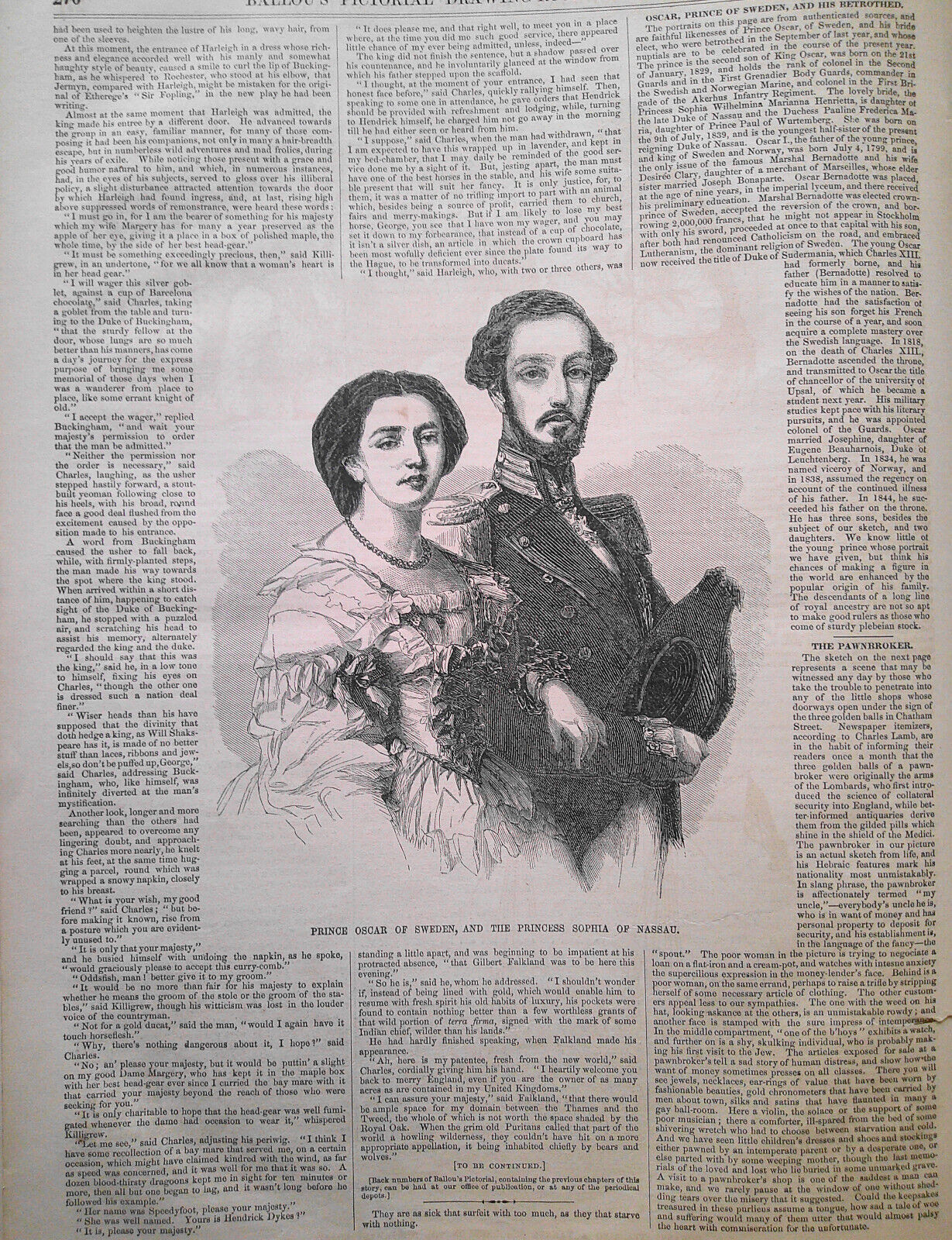 Ballou's Pictorial May 2, 1857. Digger Indians of CA; Oriskany & King's Mountain