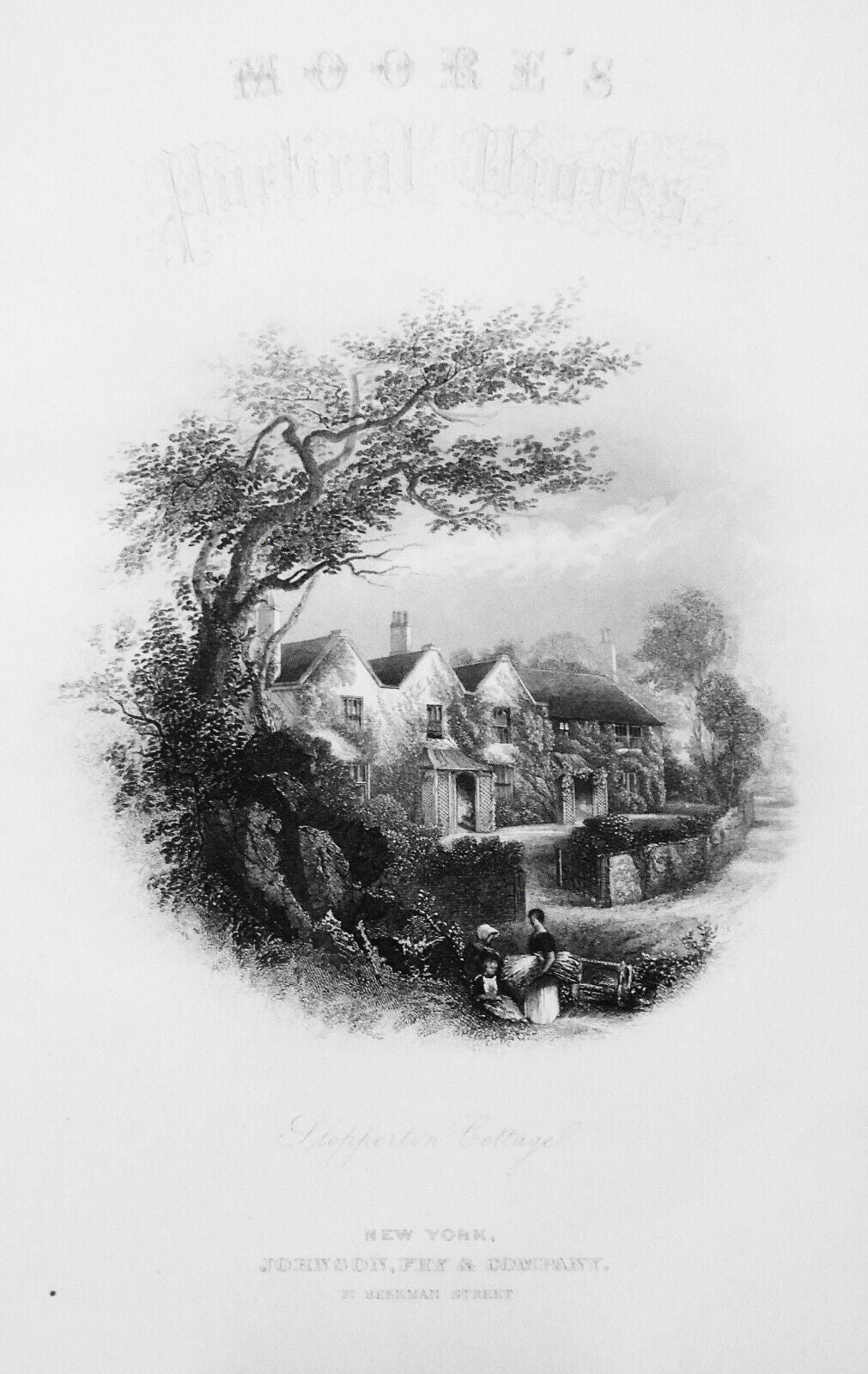 The poetical works of Thomas Moore. A new collated edition [185-?]. Illustrated