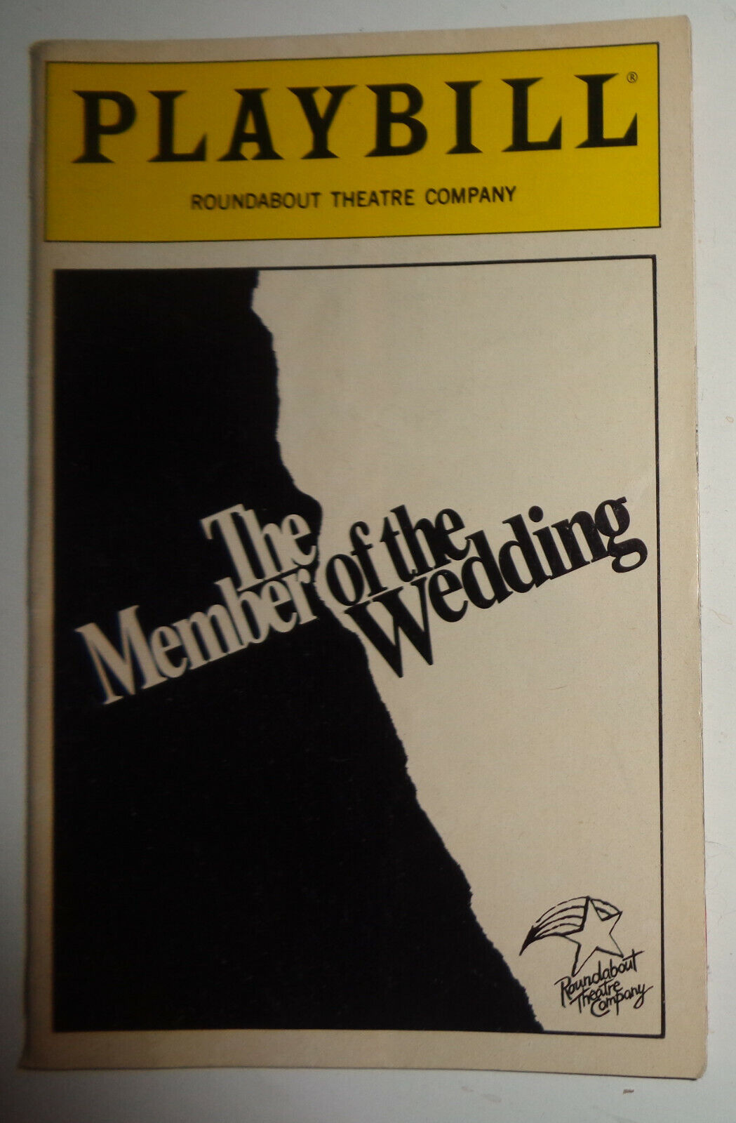 CARSON MCCULLERS - THE MEMBER OF THE WEDDING - PLAYBILL - APRIL 1989