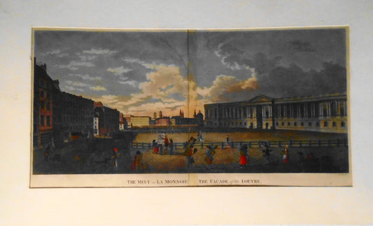 The Mint: or; La Monnoie. The Facade of the Louvre, by Richard Phillips. [1803]