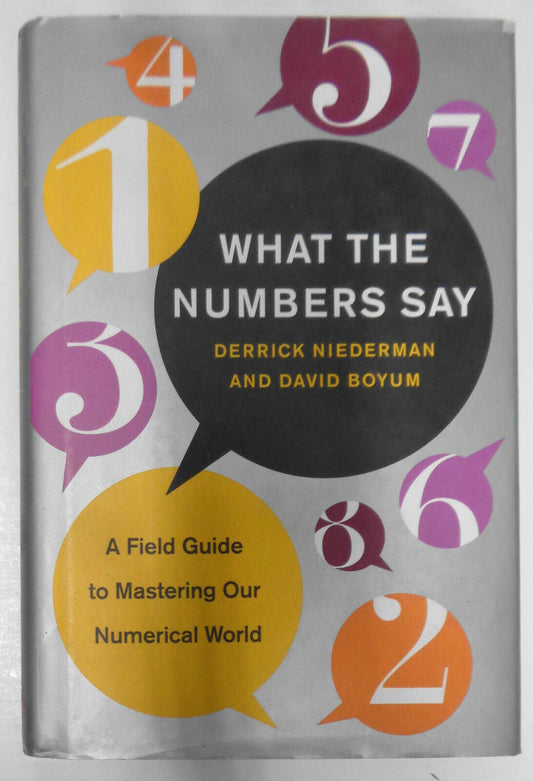 What the Numbers Say, by Derrick Niederman and David Boyum [SIGNED]. Hardcover.