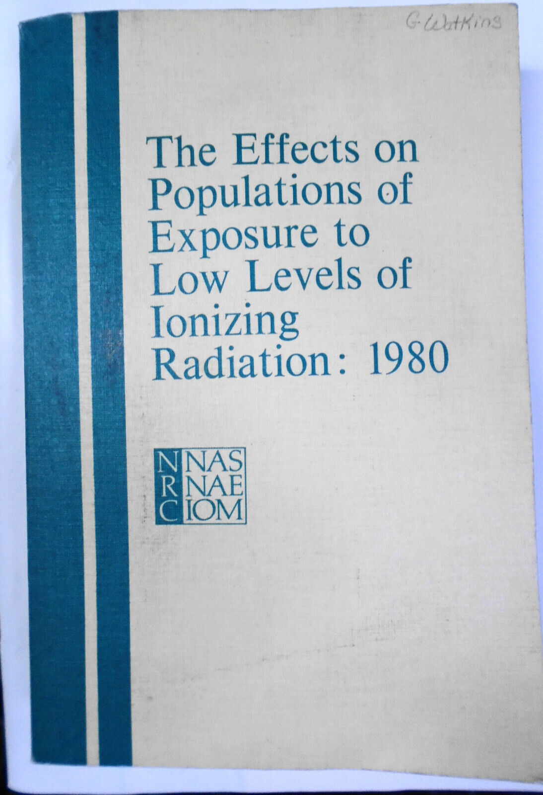 The Effects on populations of exposure to low levels of ionizing radiation, 1980