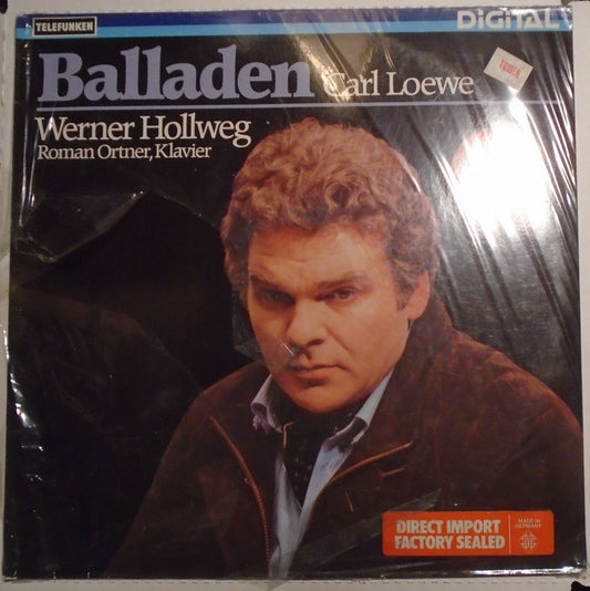 Balladen - LP : Carl Loewe, Werner Hollweg, Roman Ortner - 1982 *SEALED*, *NEW*