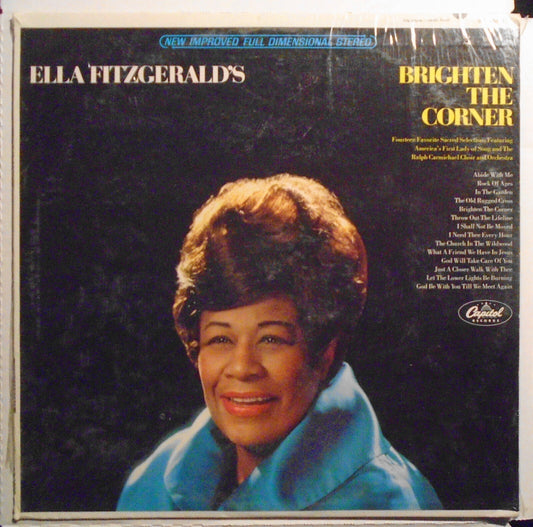 Ella Fitzgerald's Brighten The Corner  LP - Capitol ST-2685 - SEALED - NEW!