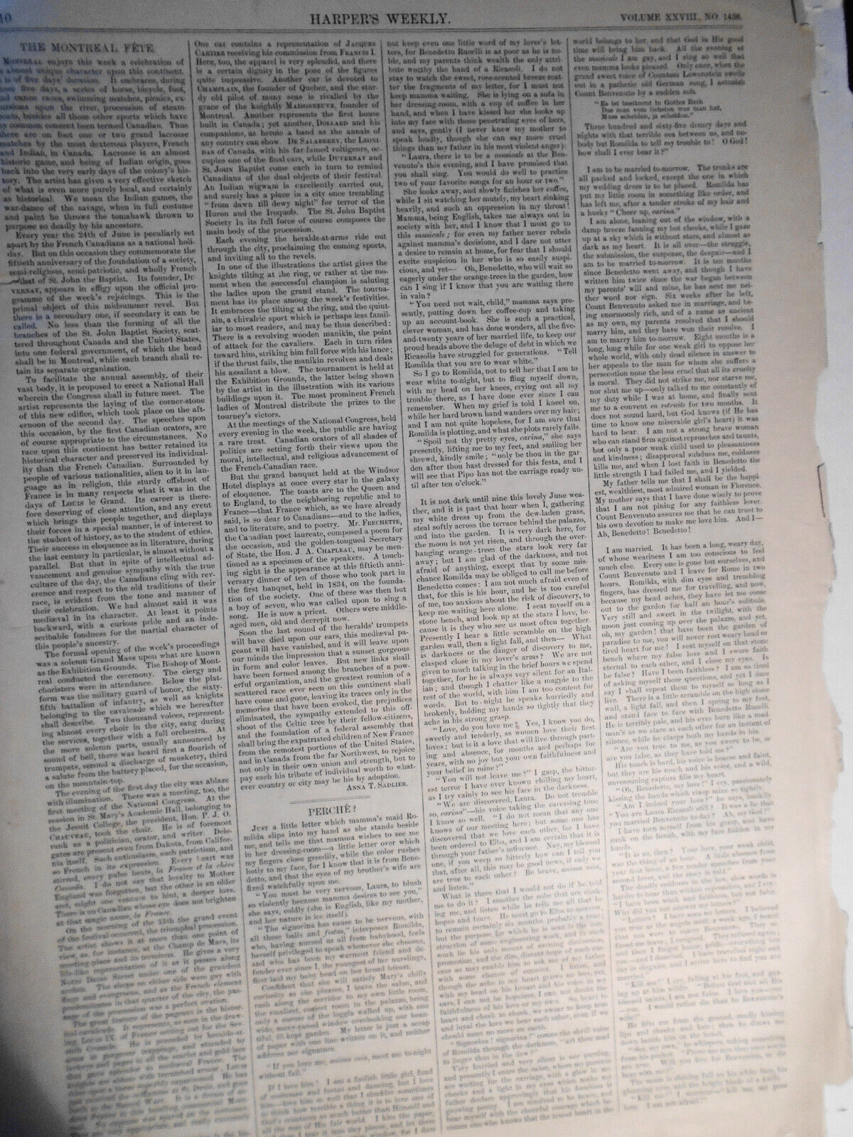 The Democrat State Convention At Saratoga -- June 28, 1884, Harper's Weekly