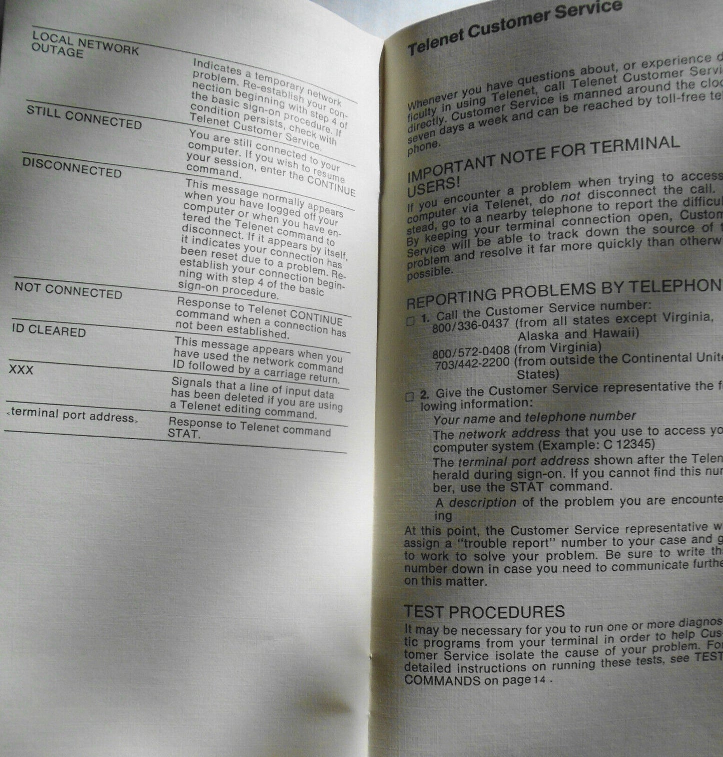 How to use Telenet - Information for terminal users - March 1984. By GTE.