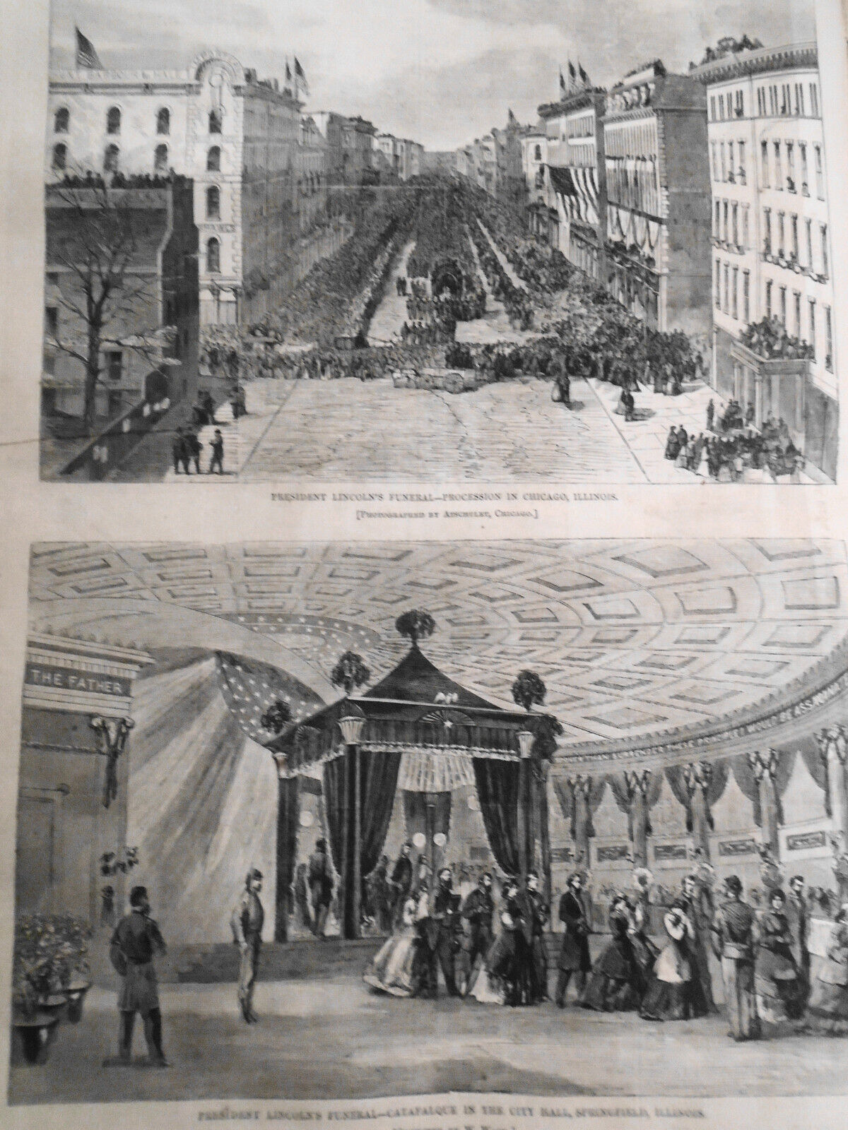 Harper's Weekly May 27, 1865 Original issue: Lincoln's Burial and Procession etc