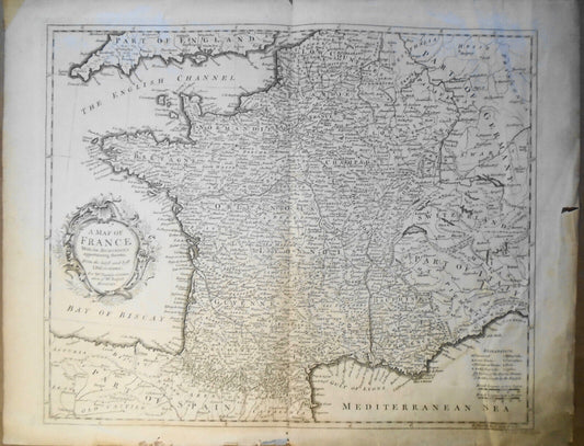 [1745] A Map of France with the Dominions appertaining thereto . Richard Seale.