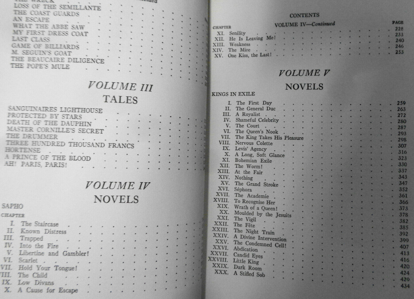 The Works of Alphonse Daudet one volume edition. 1929.