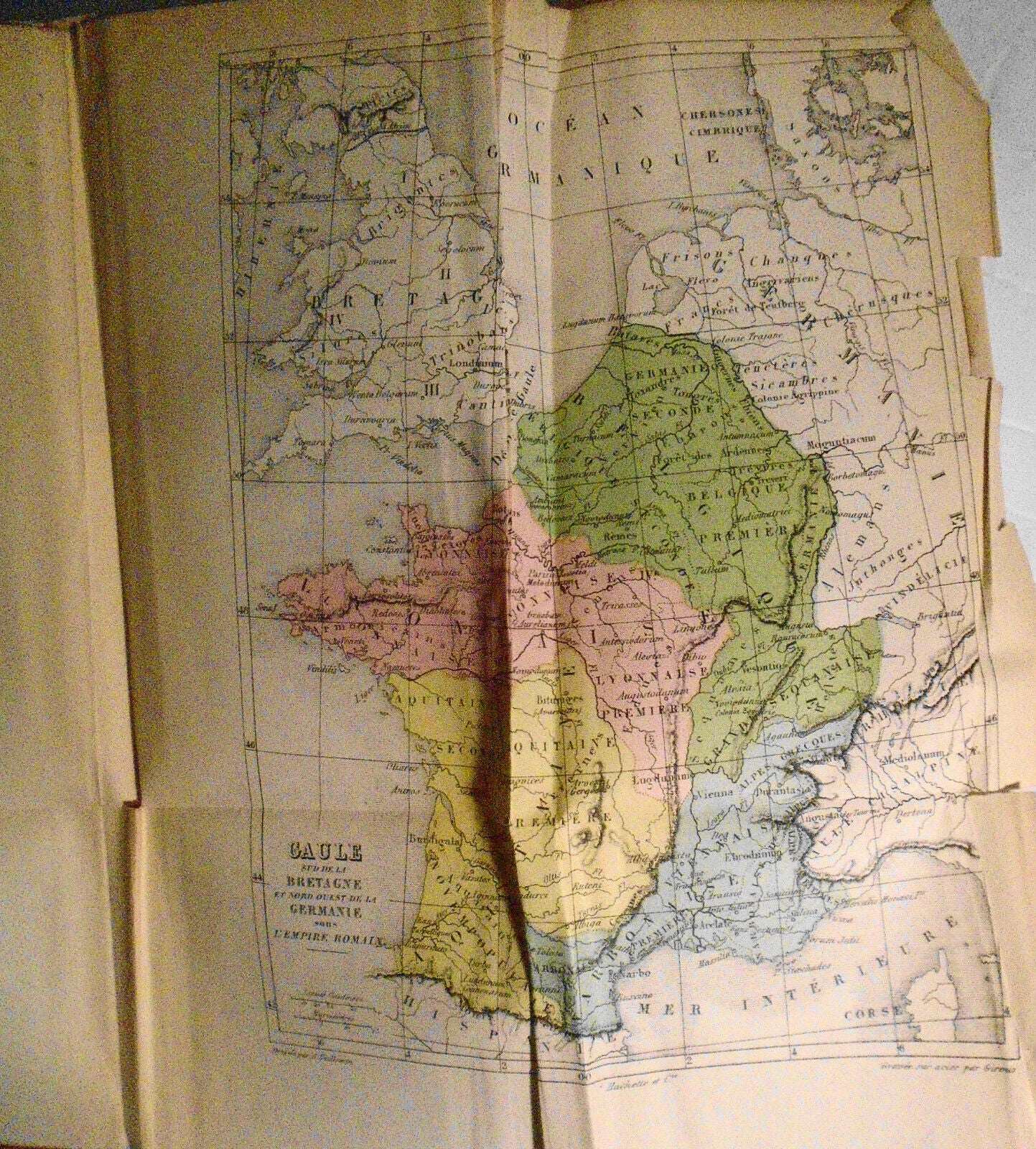 1893 Histoire de France, par Victor Duruy. 2 Vols. 12 color maps; 254 gravures