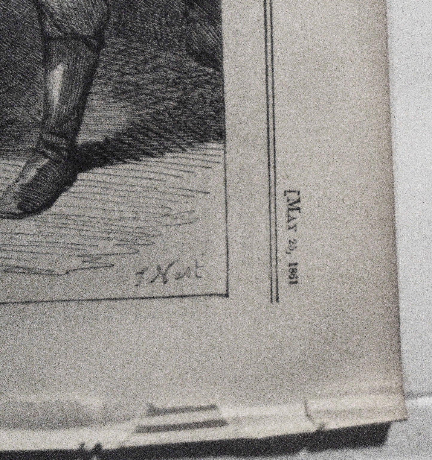 War Excitement in New York by Thomas Nast. Illustrated London News, May 25, 1861