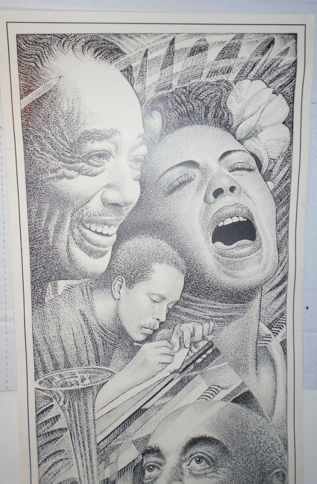 Classical Jazz At Lincoln Center Poster, 1989. Signed By Artist Harry Pincus.