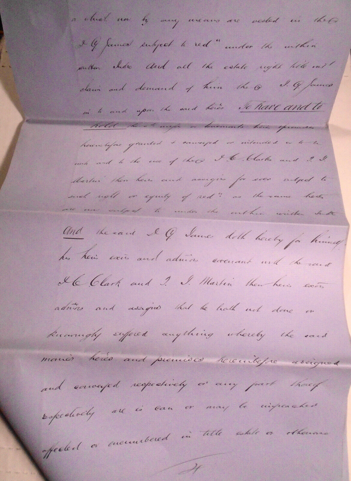 1880 Indenture - Transfer of Mortgage. Hereford, England.