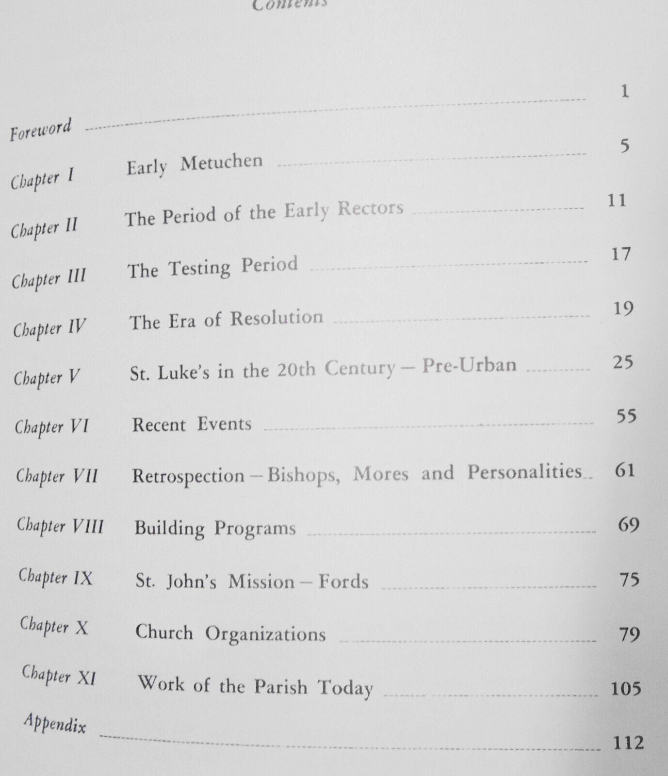 St. Luke's, 1868-1968: A History of St. Luke's Episcopal Church, Metuchen, N.J.