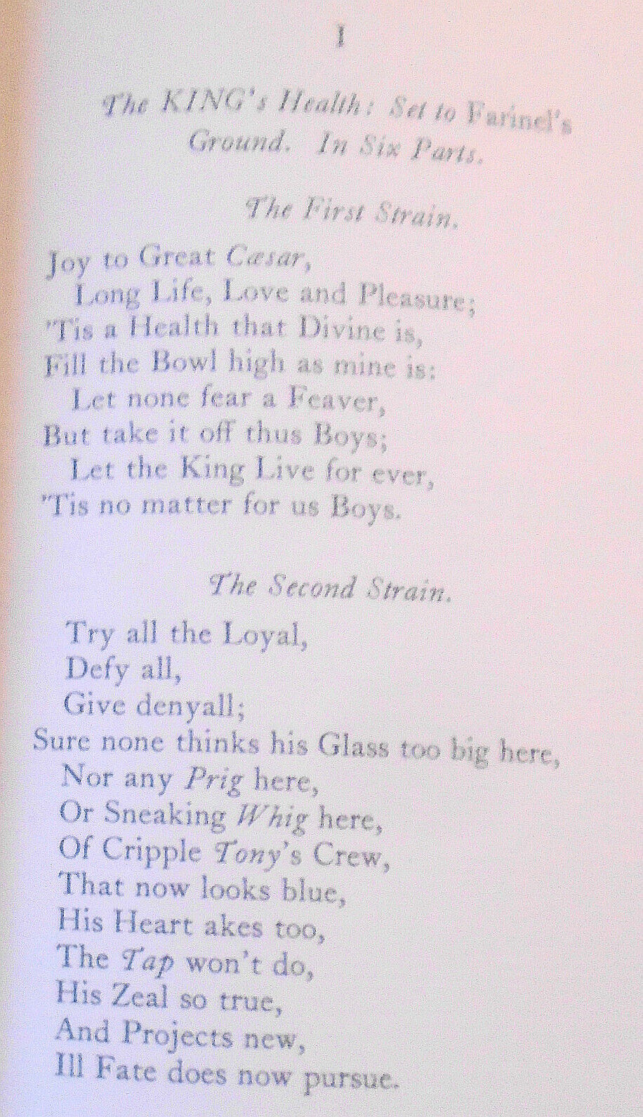 The Songs of Thomas D'Urfey, by Cyrus Lawrence Day. 1933 Hardcover. [Provenance]