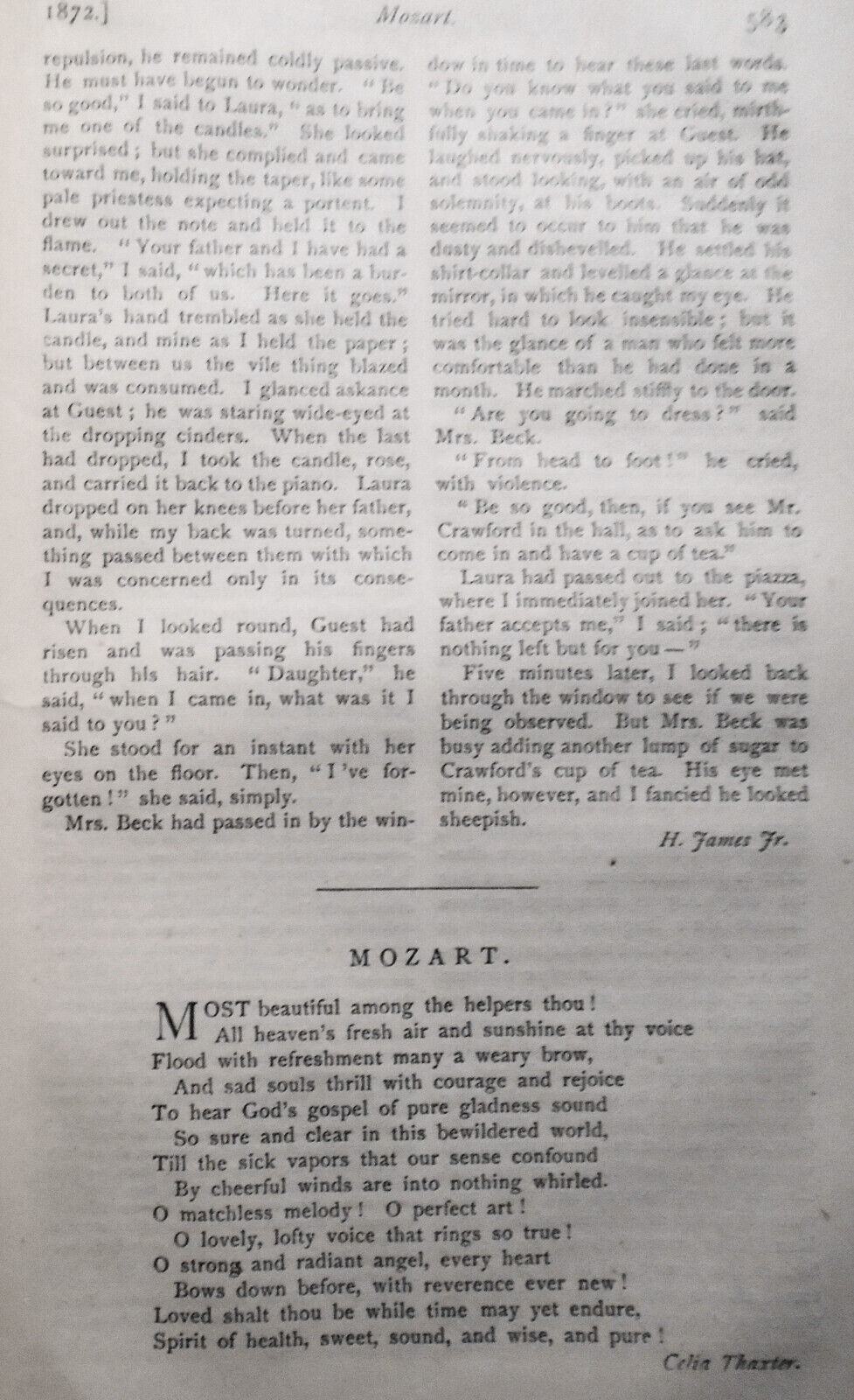 2 issues, Atlantic Monthly 1872 (Oct & Nov) with Henry James: Guest's Confession