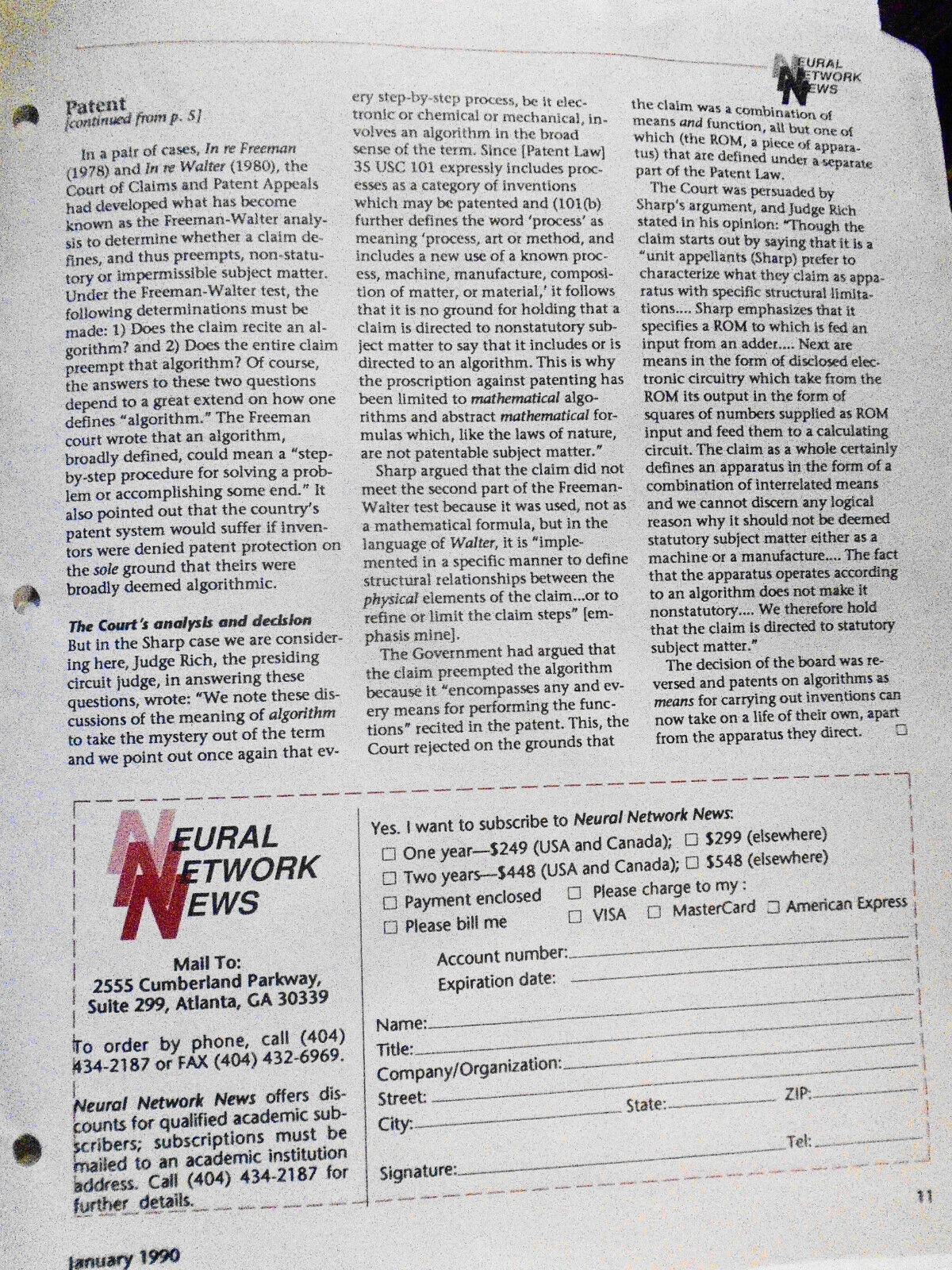 Neural Network News, January 1990. Daniel A. Blanchard, editor. Newsletter.