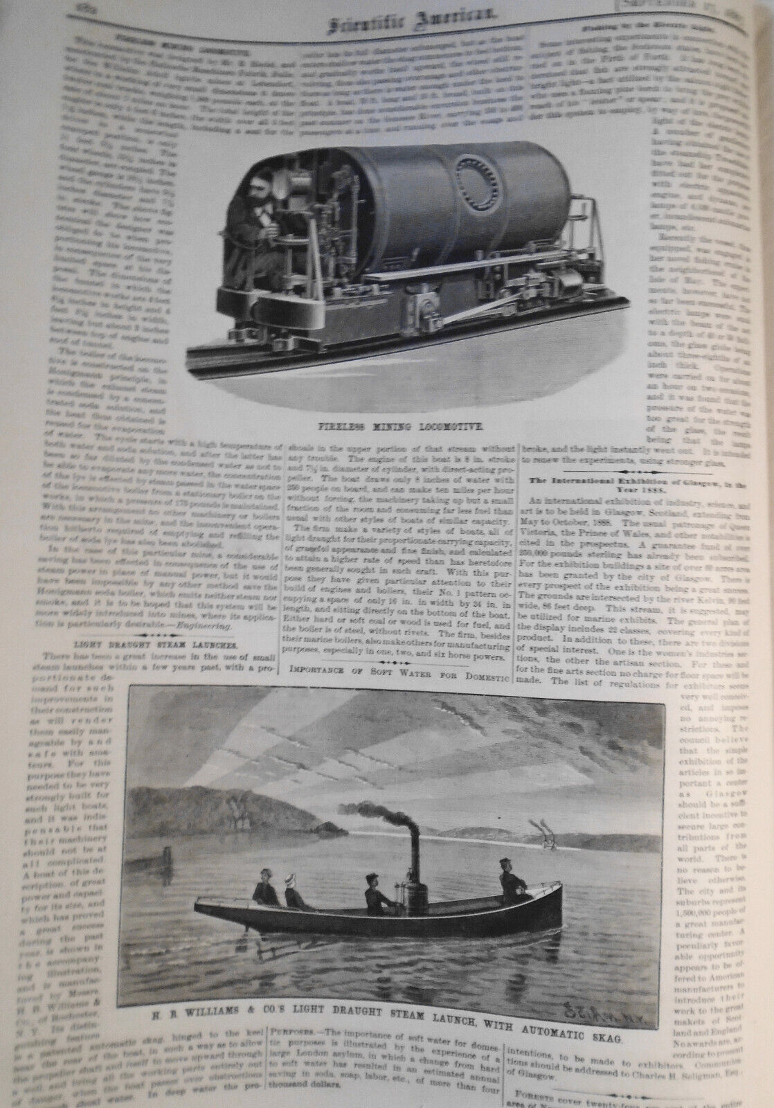 Scientific American, Sept. 17, 1887 - Thomas Edison's New Lab; Chicago War Ship