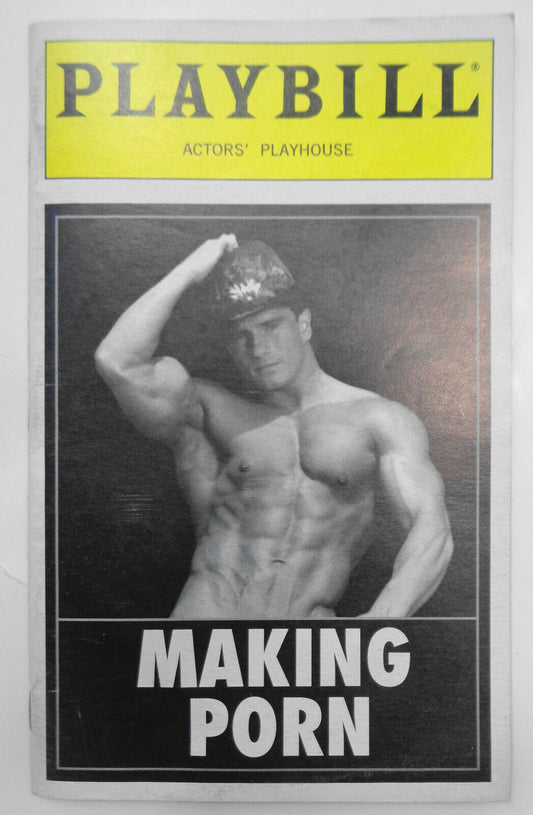 MAKING PORN - PLAYBILL - MAY 1997
