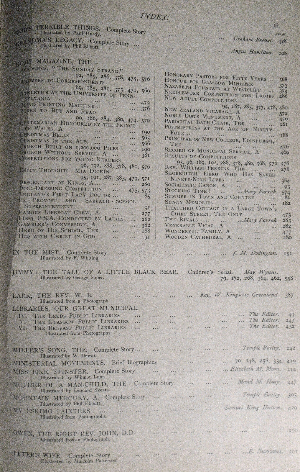 The Sunday Strand and Home magazine, July-Dec 1909.  Dr. Elizabeth Blackwell...