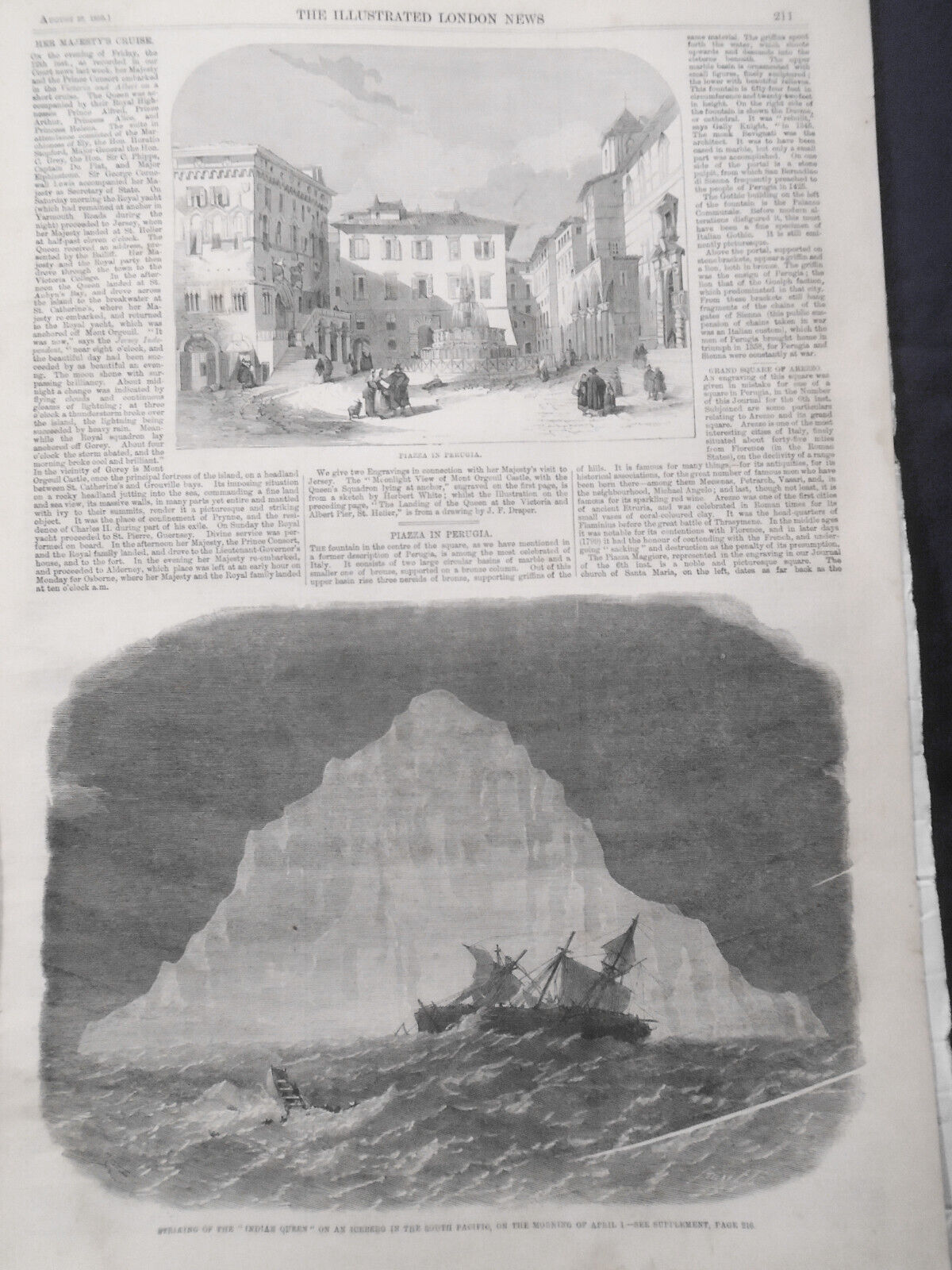 The Illustrated London News, August 27, 1859 - Army of Italy in Paris; fetes etc