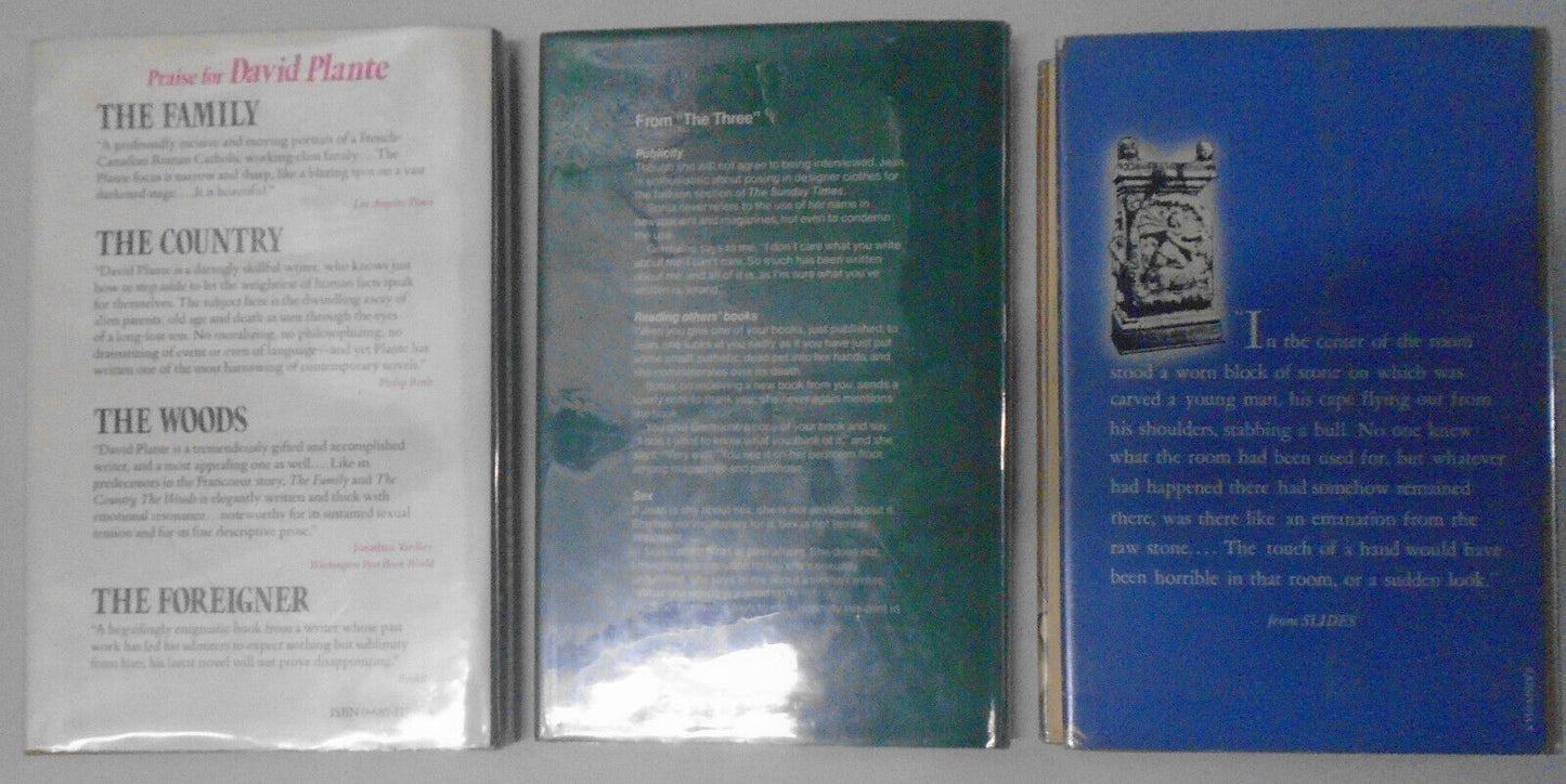David Plante : Difficult Women, Slides & The Catholic - First editions lot of 3