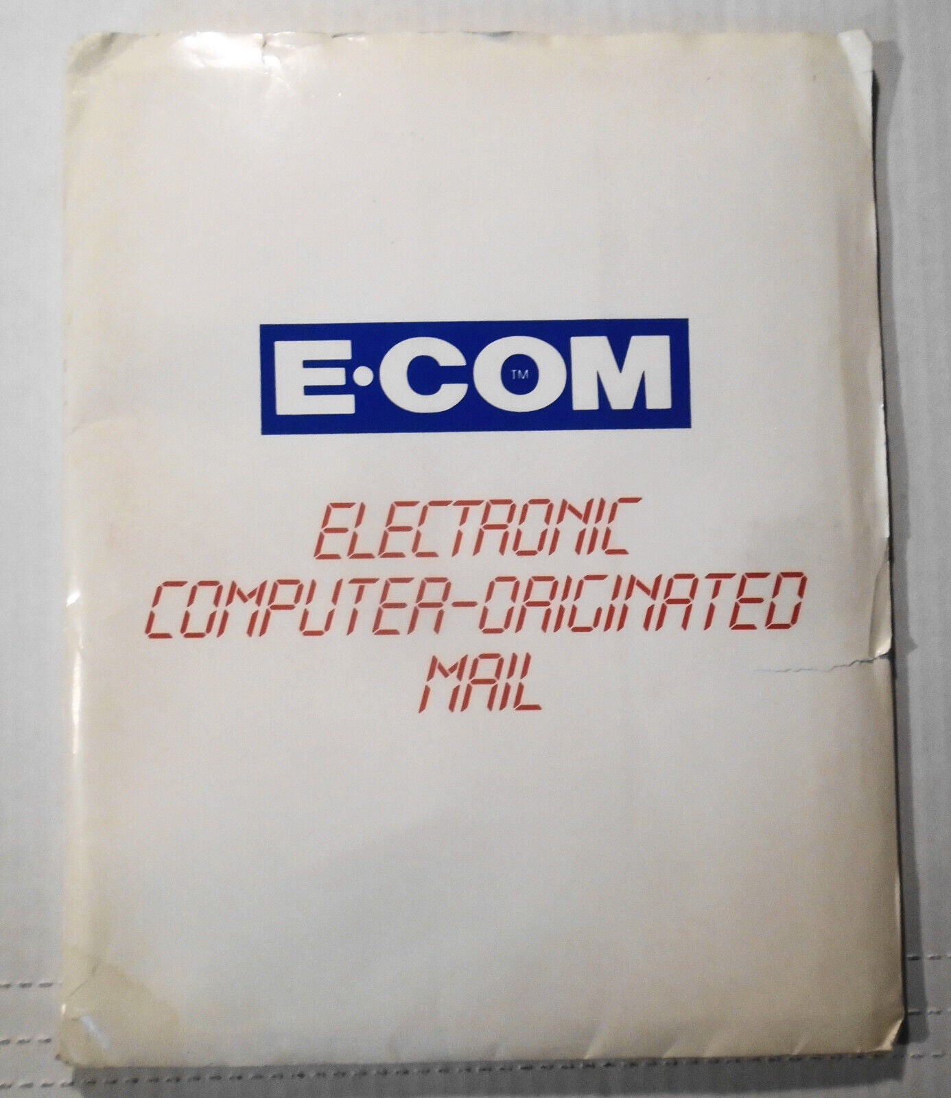 1983 E-COM, Electronic Computer Originated Mail, Promo Kit - by USPS