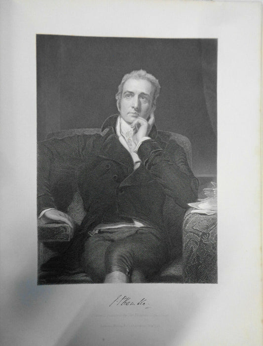 John Philip Kemble - original engraving - 1876 - Duyckinck Int'l Gallerie