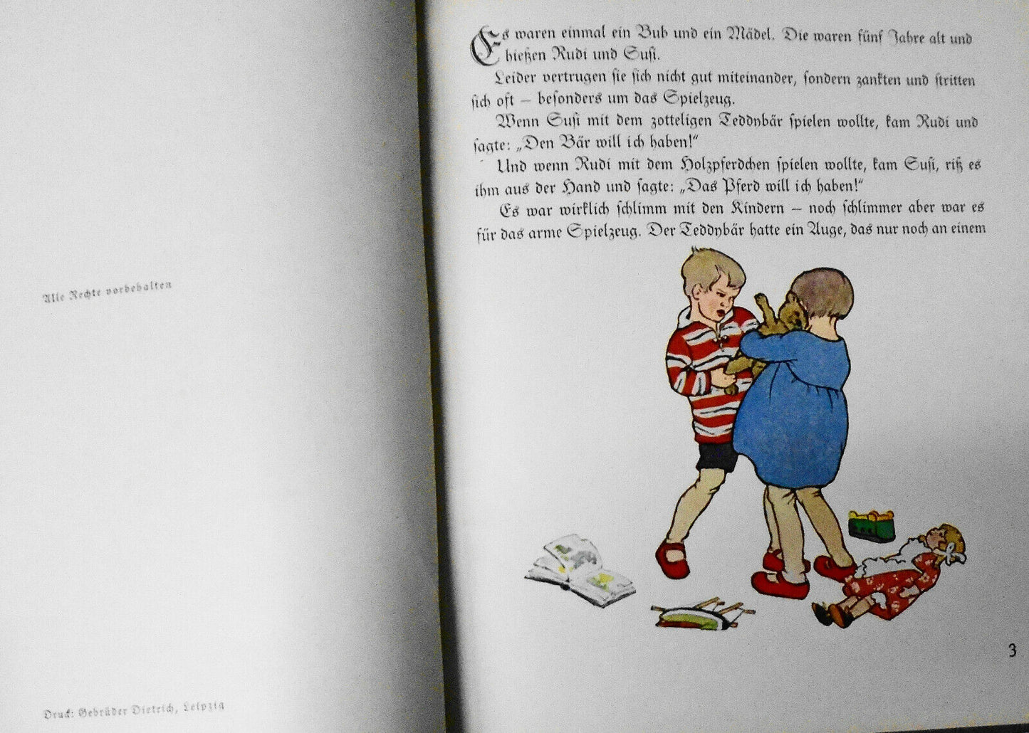 Rudi und Susi die wundersame Geschichte zweier Kinder by Gertrud Caspari [1933]