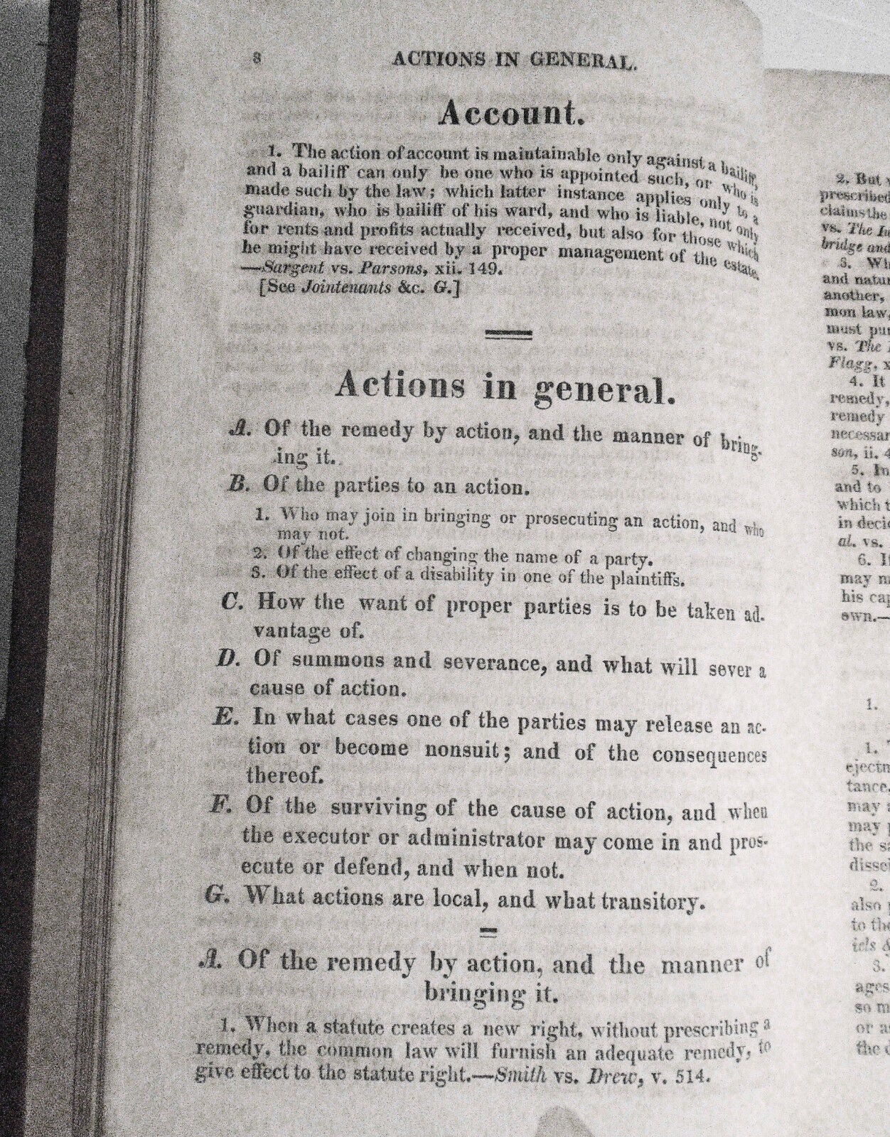 1818 Bigelow Digest of  cases in Supreme Judicial Court Massachusetts 1804 -1815